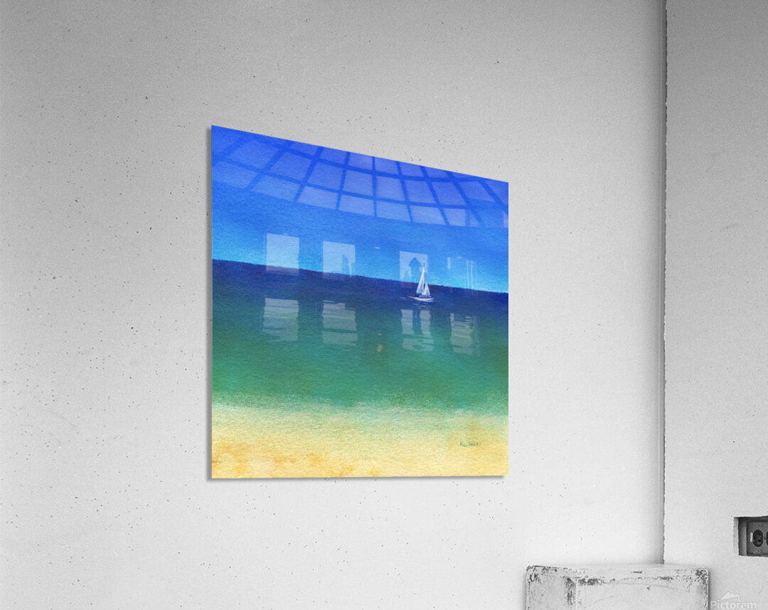 Enjoy the silence acrylic painting  Acrylic Print