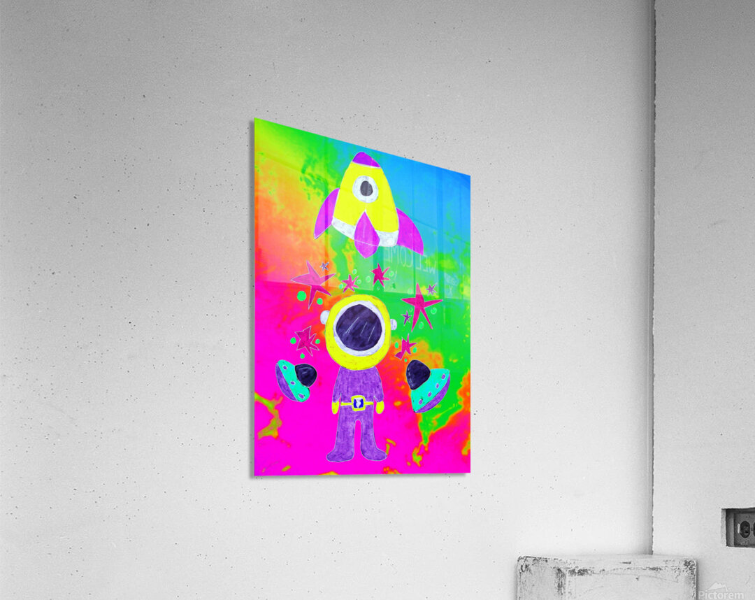 Abstract Cosmic Traveller Acrylic Print
