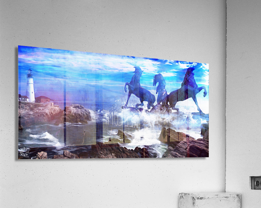 The Horses of Portland Acrylic Print