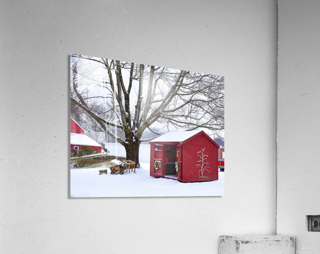00Cover-Bussa Orchards in Winter Acrylic Print