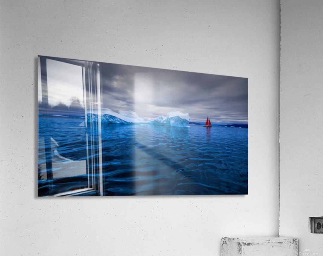 INTO THE DEEP BLUE Acrylic Print