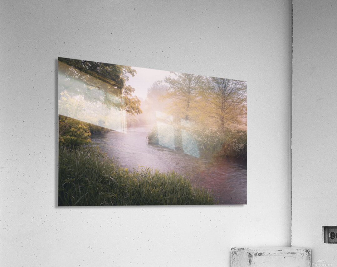 Cedar Creek Park   Misty River Acrylic Print