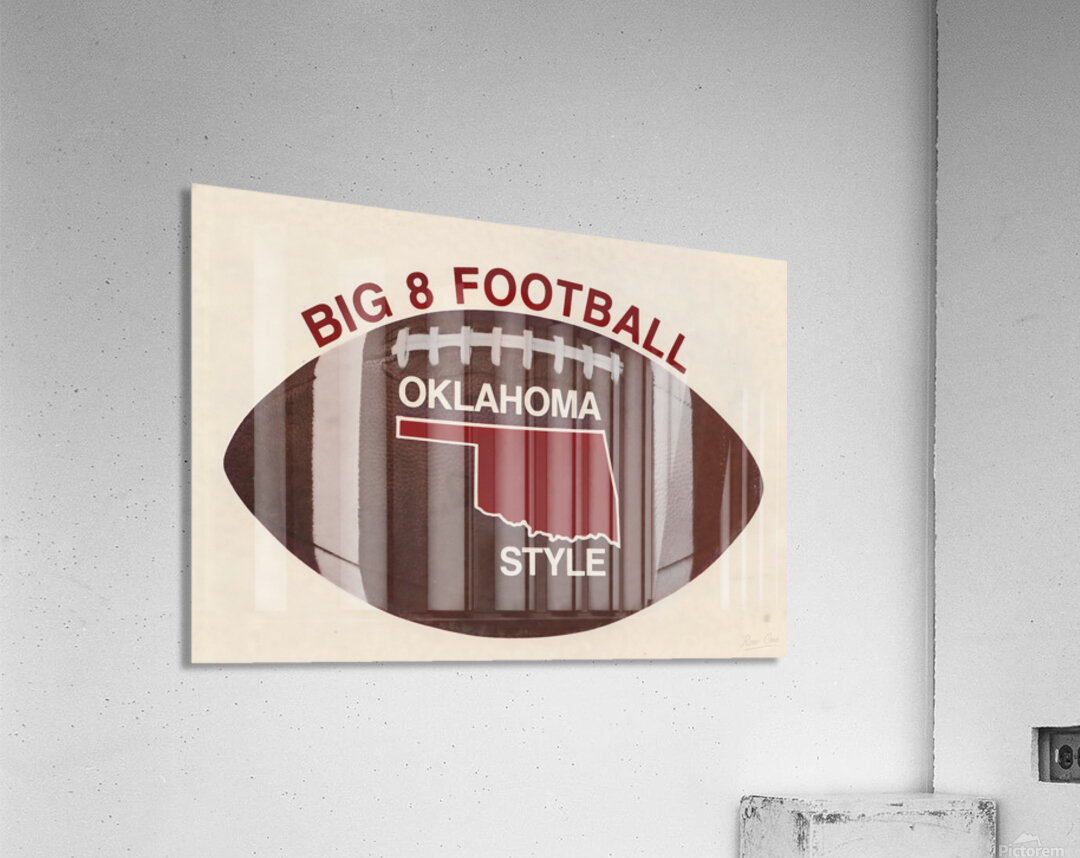 1970s Big Eight Football Oklahoma Style Acrylic Print
