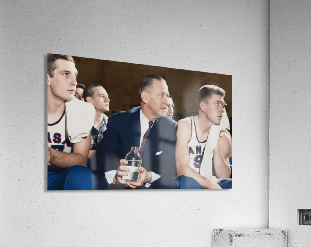 Coach Phog Allen Kansas Jayhawks Basketball Sideline Acrylic Print