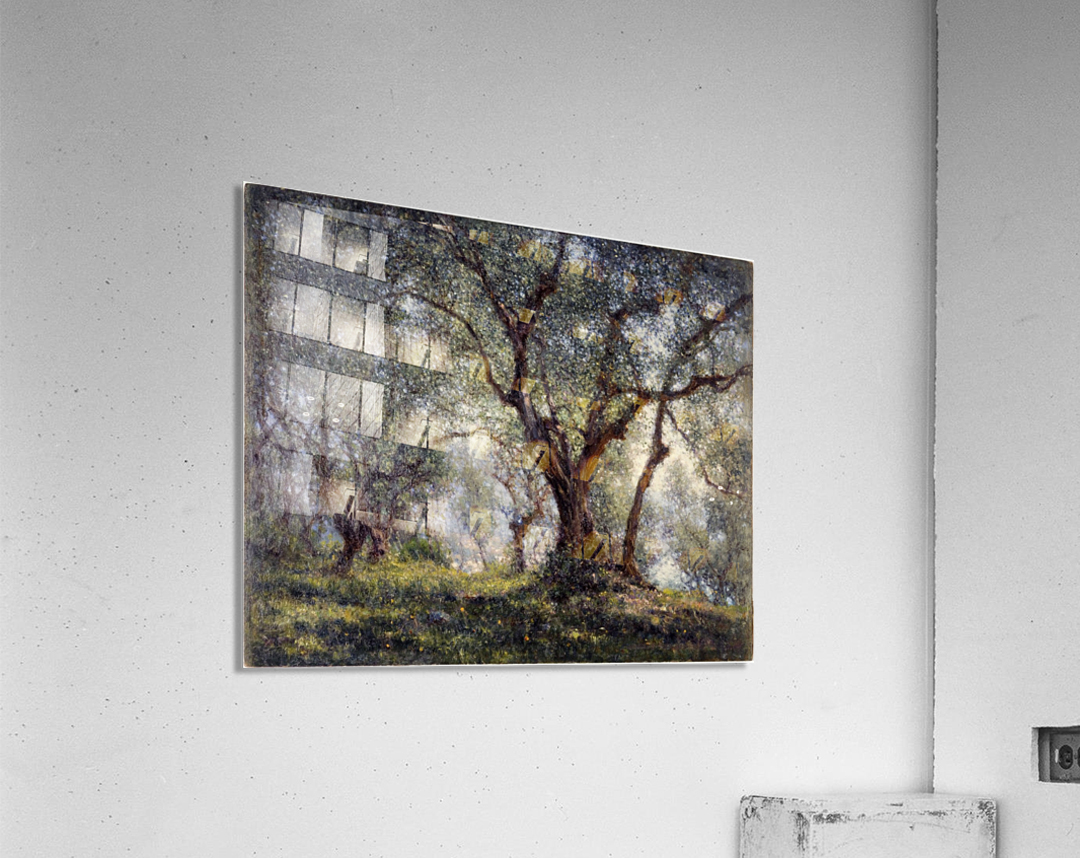 Les oliviers a Menton Acrylic Print