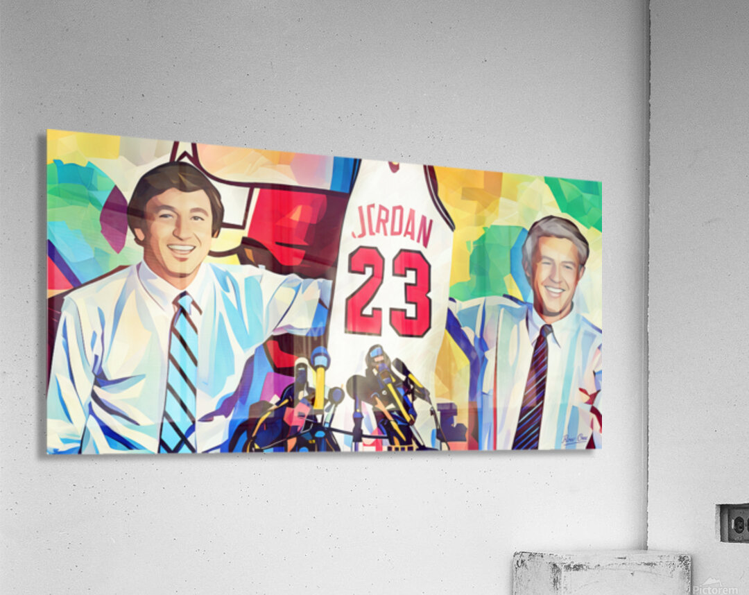 Michael Jordan Draft Day Jersey Art Acrylic Print