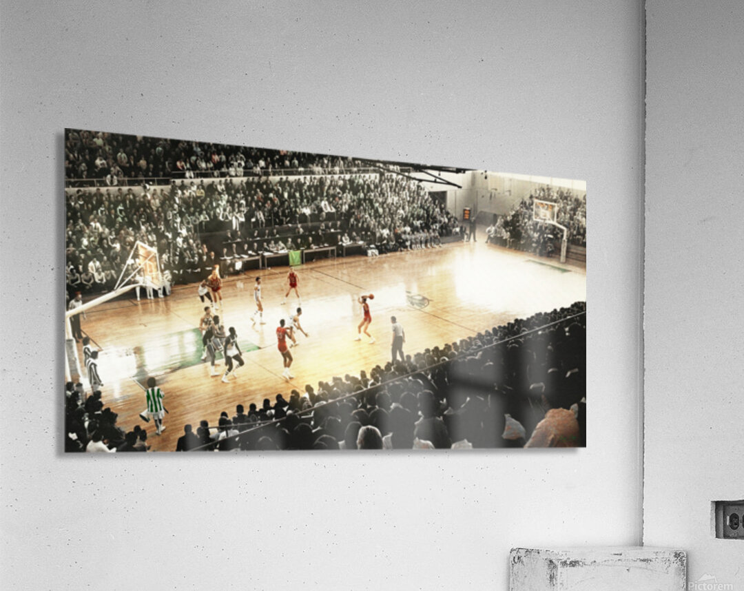 Vintage North Texas Eagles Basketball Art Acrylic Print