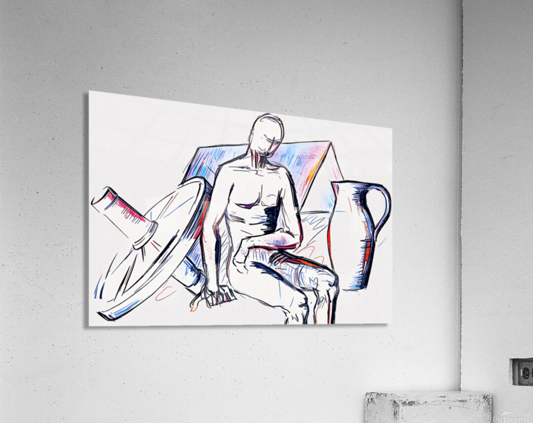 ArtXcl 318 man still life Petre Acrylic Print