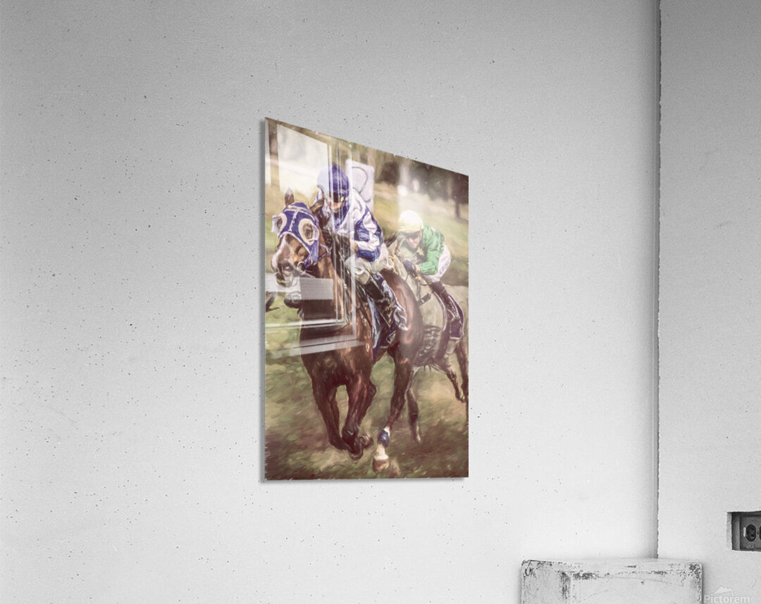 The Final Sprint Acrylic Print