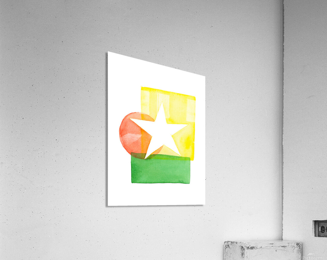 Festive minimalism star Acrylic Print