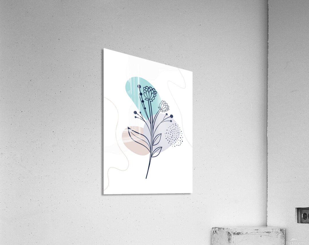 Line art posters design . c Acrylic Print