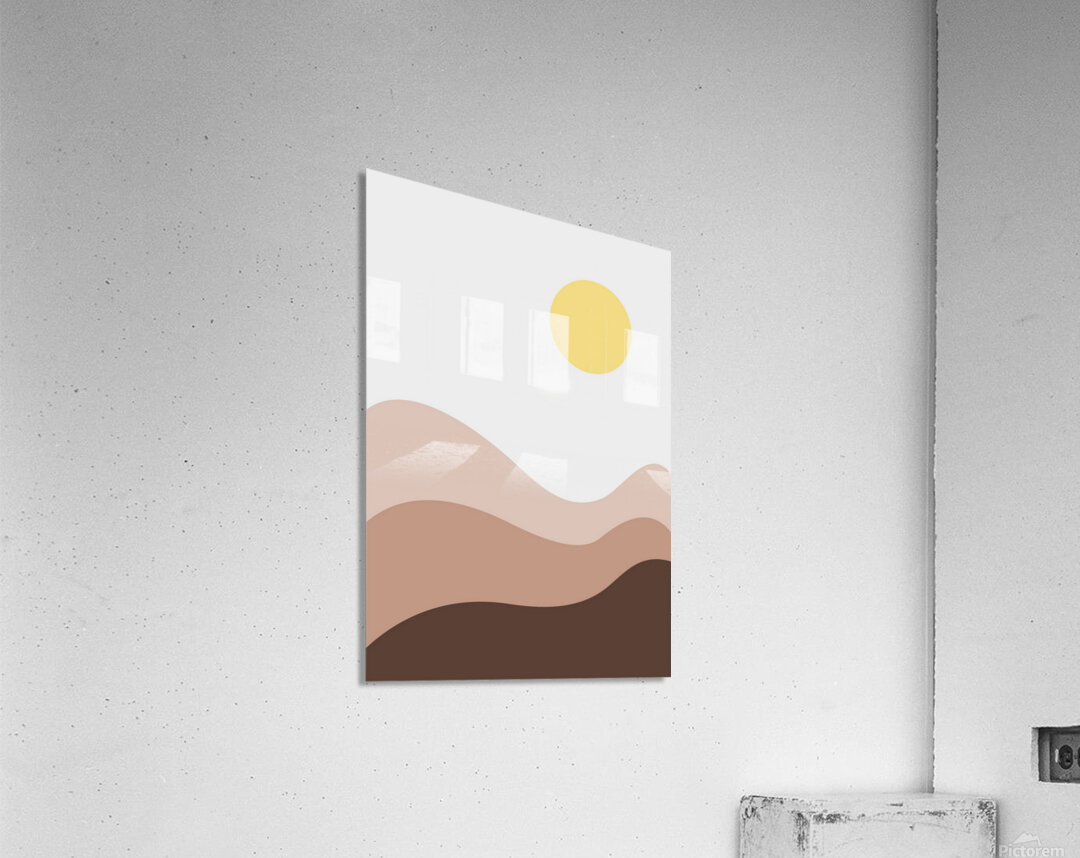 Minimalist art painting. a Acrylic Print