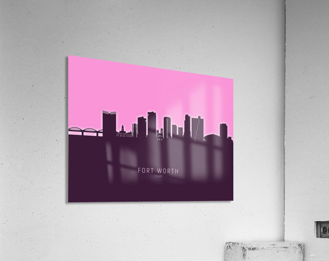 Fort Worth Texas Skyline Acrylic Print