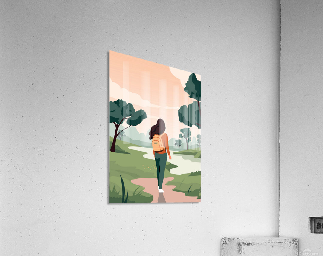 Nature Landscape. a Acrylic Print