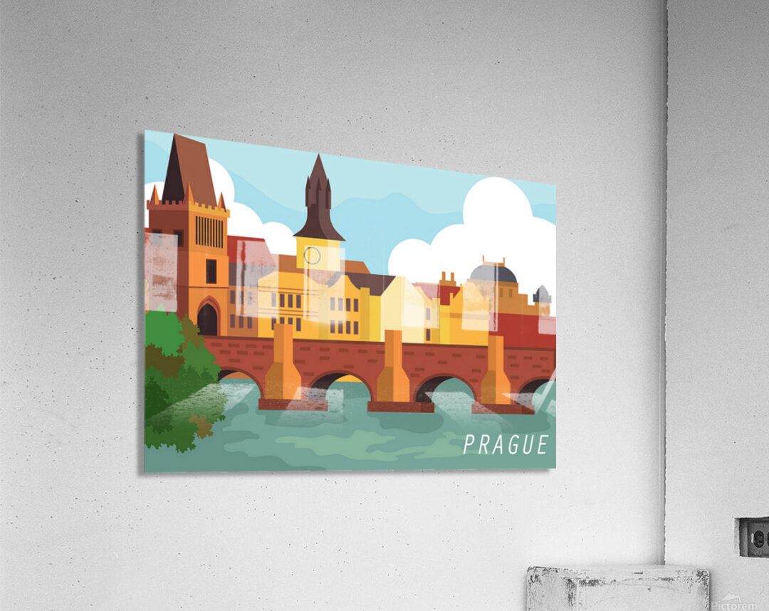 Travel to Prague Acrylic Print
