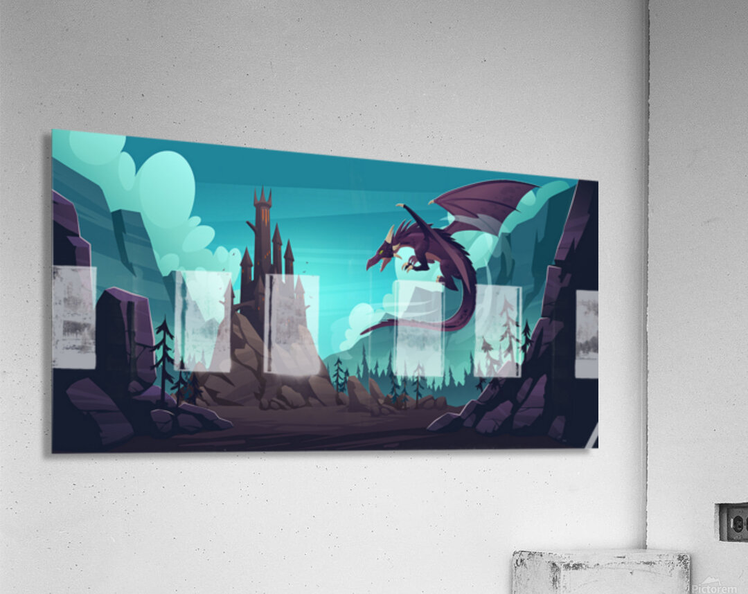 Flying dragon Acrylic Print