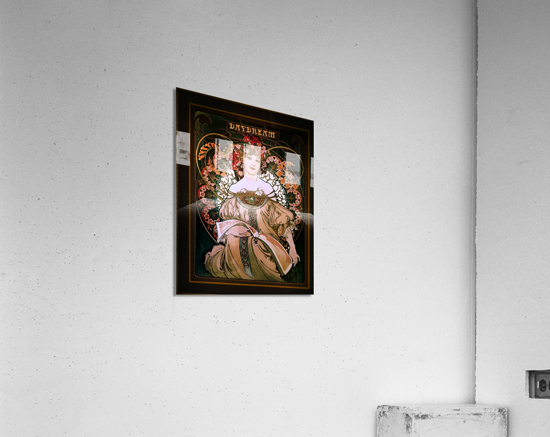 Daydream c1896 by Alphonse Mucha Remastered Vintage Retro