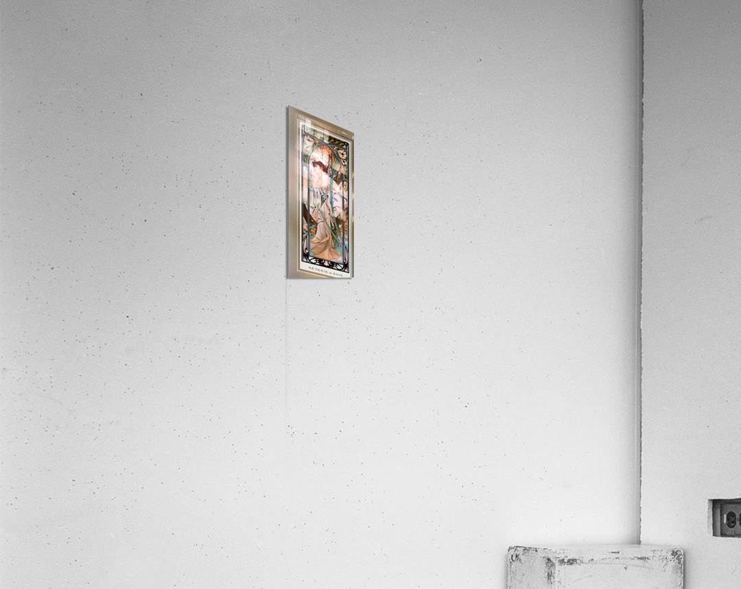 Evening Reverie by Alphonse Mucha Remastered Xzendor7 Vintage