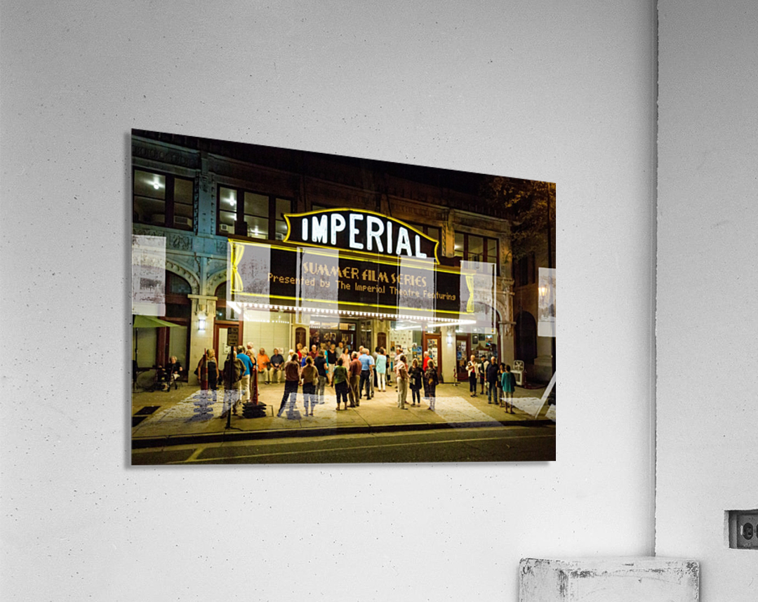 Imperial Theatre at Night   Augusta GA 6695 Acrylic Print