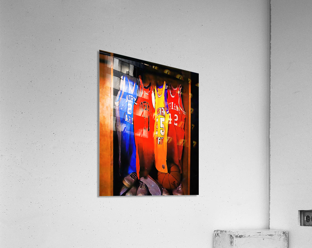 vintage basketball jerseys Acrylic Print