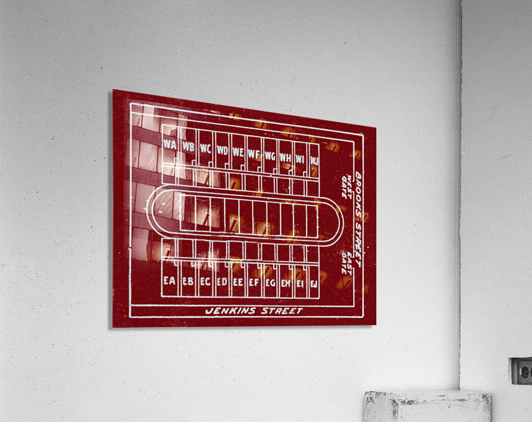 1930 Owen Field Map Acrylic Print