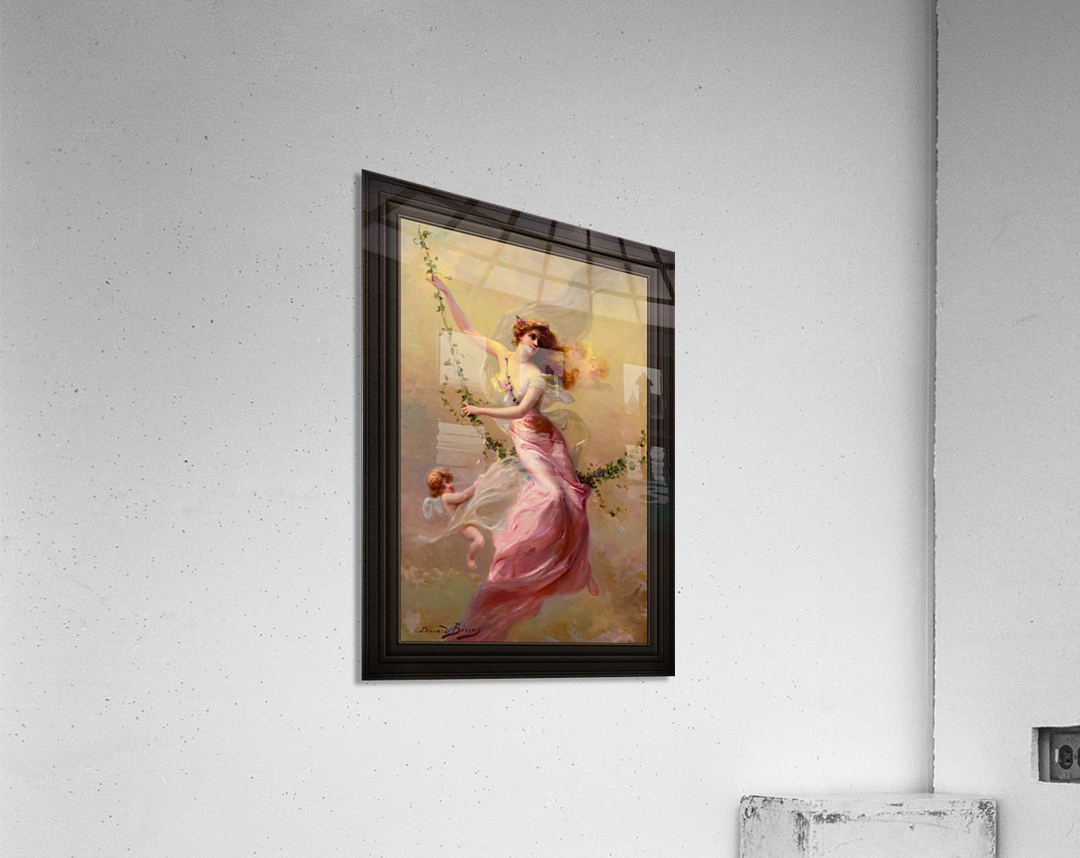 The Swing by Edouard Bisson Old Masters Fine Art Reproduction Acrylic Print