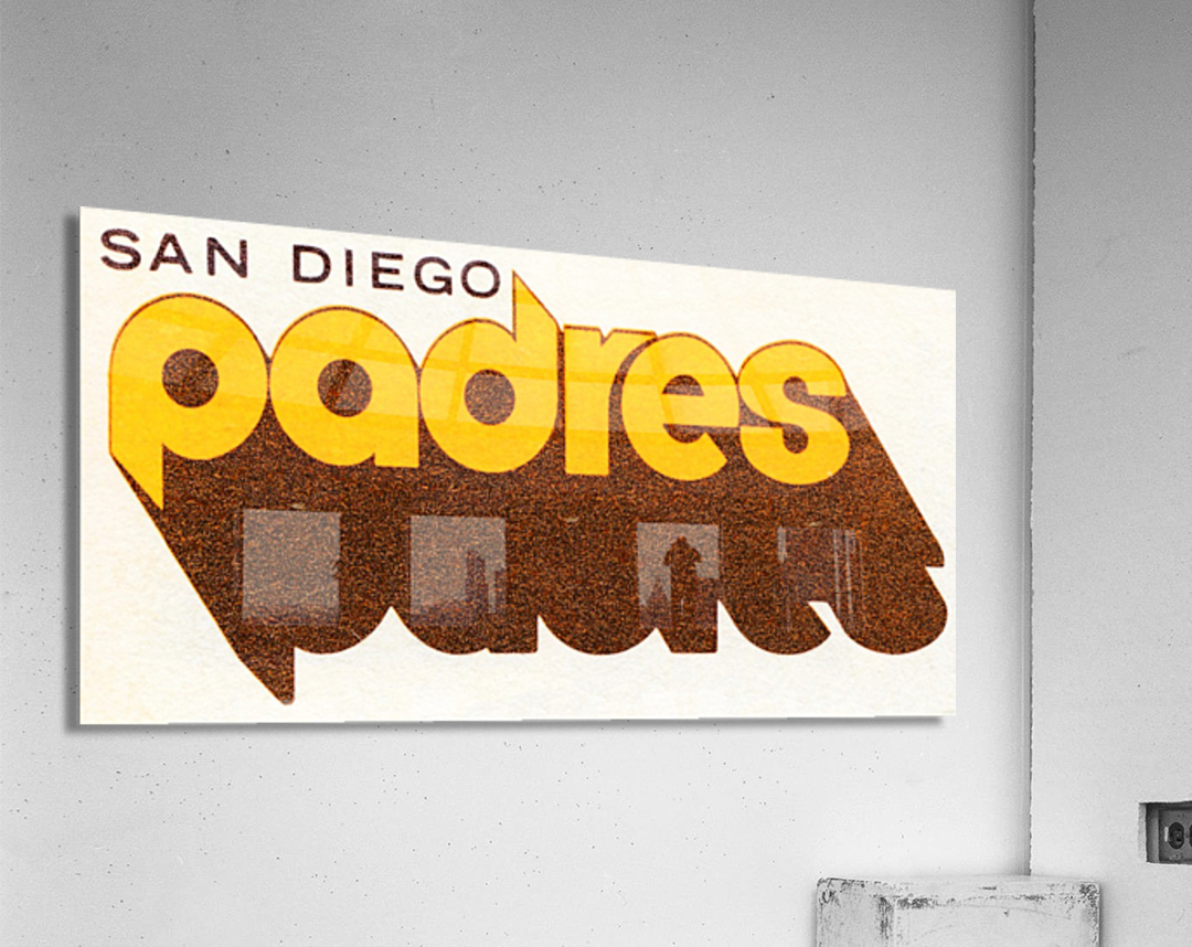 Retro 1980 San Diego Padres Art  Acrylic Print