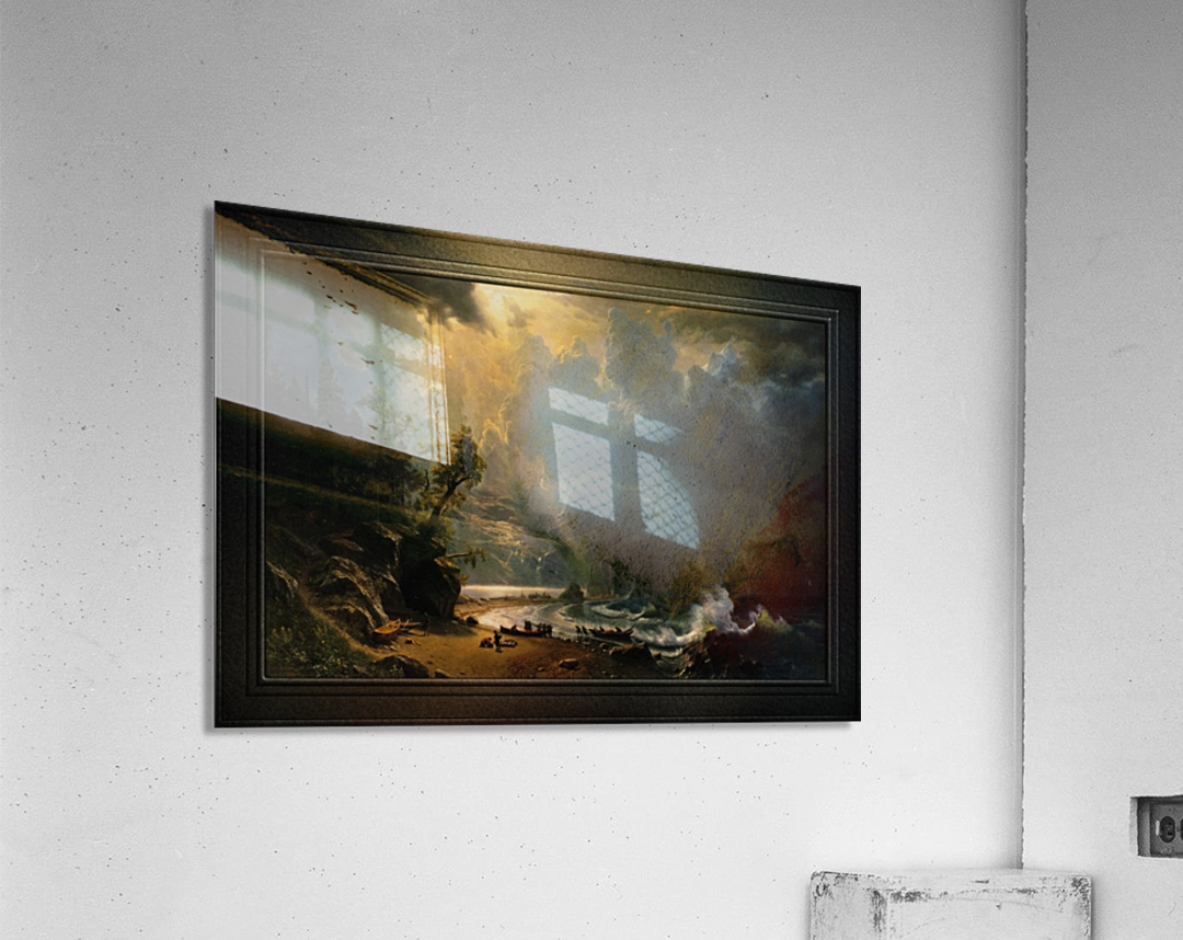 Puget Sound on the Pacific Coast by Albert Bierstadt Old Masters Reproduction Acrylic Print