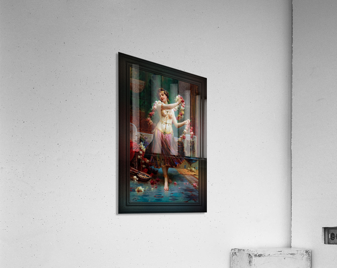 The Belly Dancer by Hans Zatzka Classical Art Old Masters Reproduction Acrylic Print