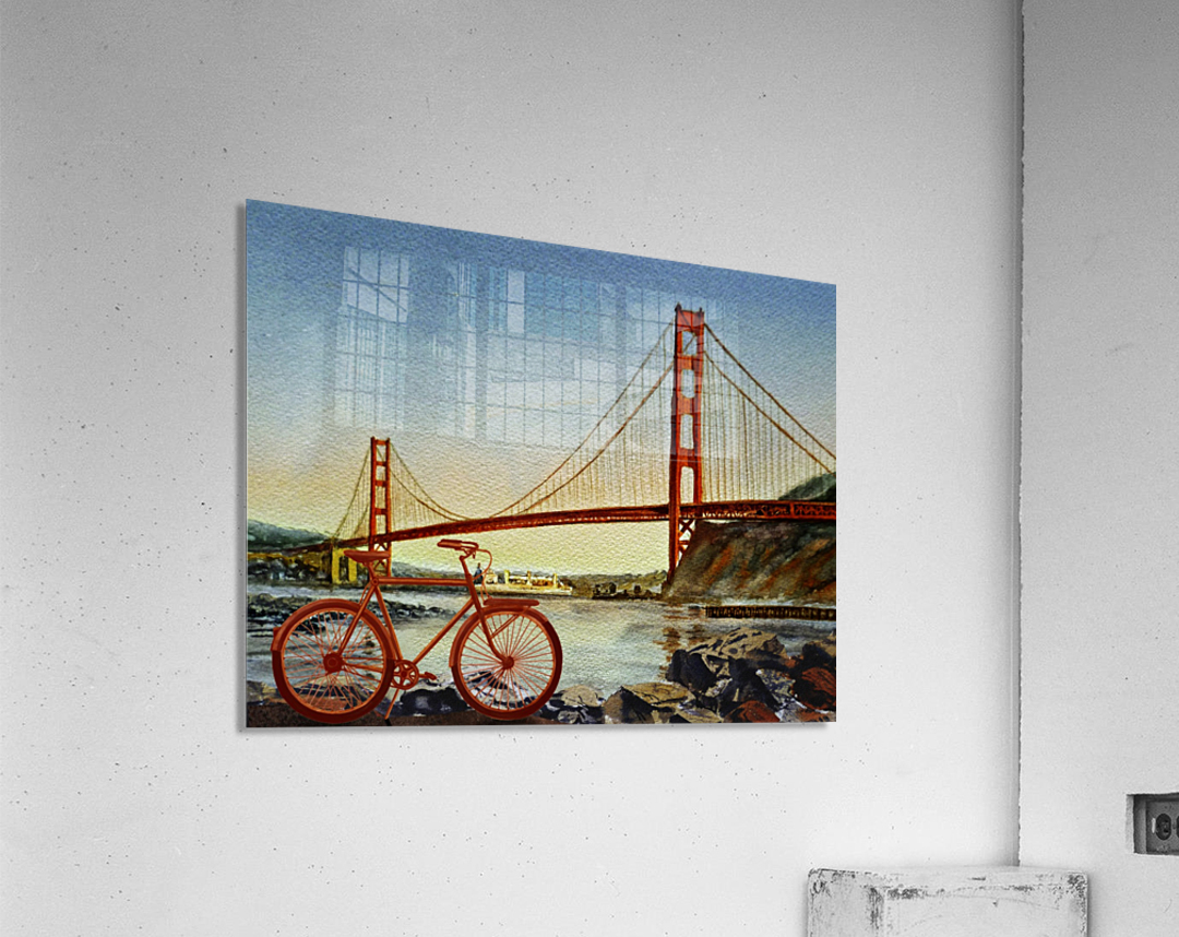 Bicycle In San Francisco Acrylic Print