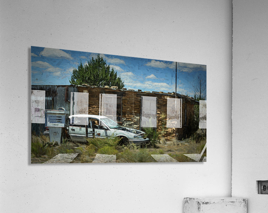 The Station is Closed Acrylic Print