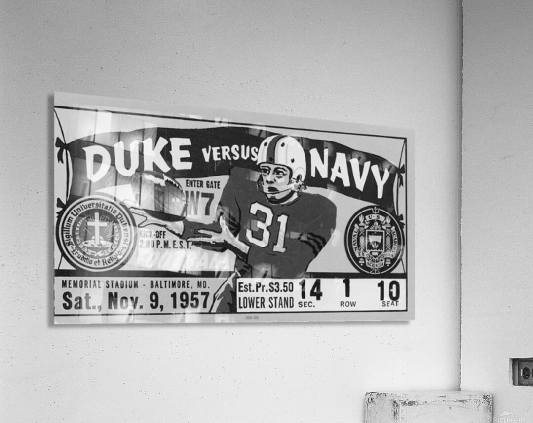 1957 Duke vs. Navy Acrylic Print