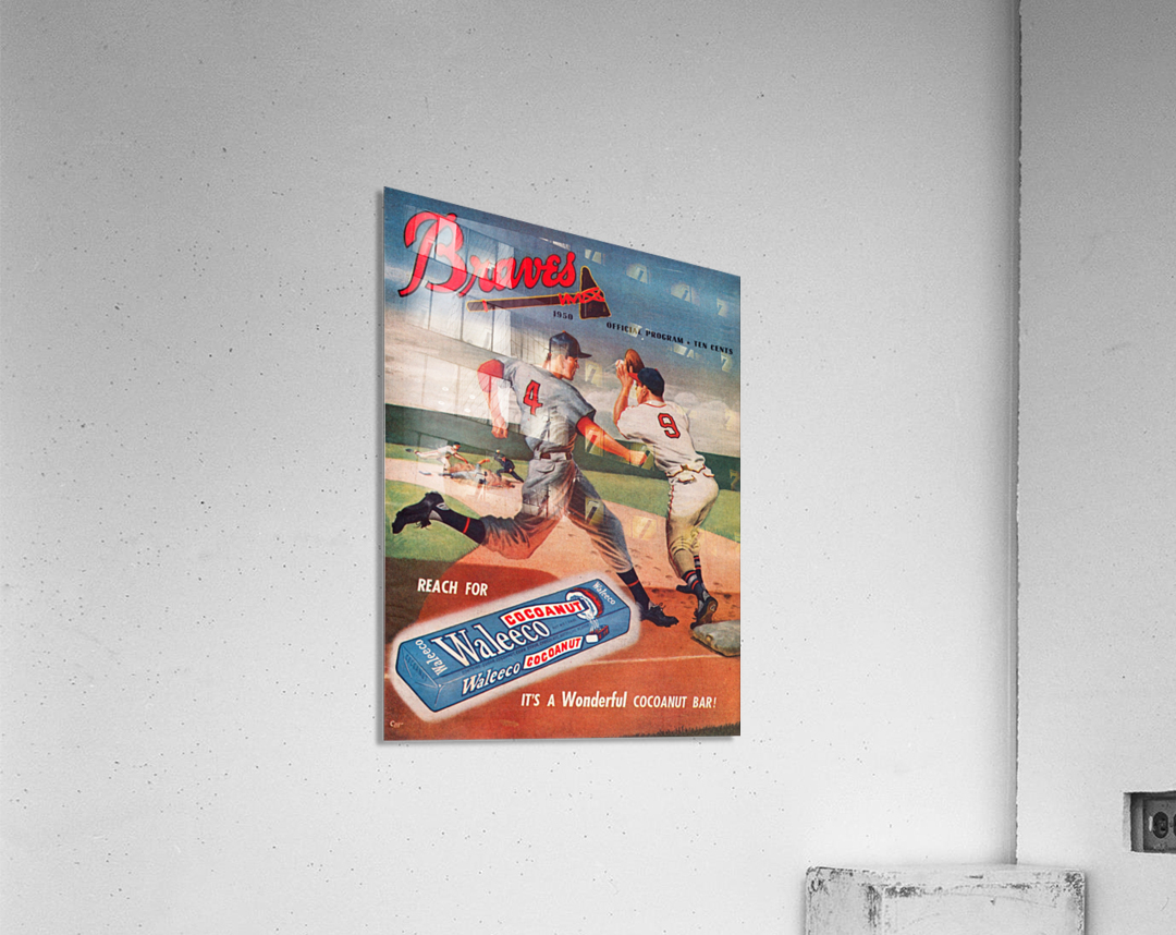 1950 Milwaukee Braves Art Acrylic Print
