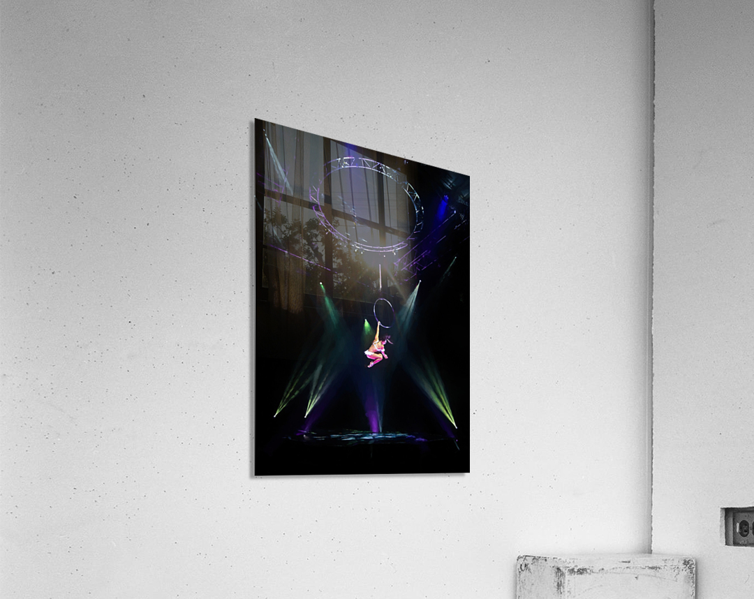 Cirque Le Noir Aerial Ring with Oil Acrylic Print