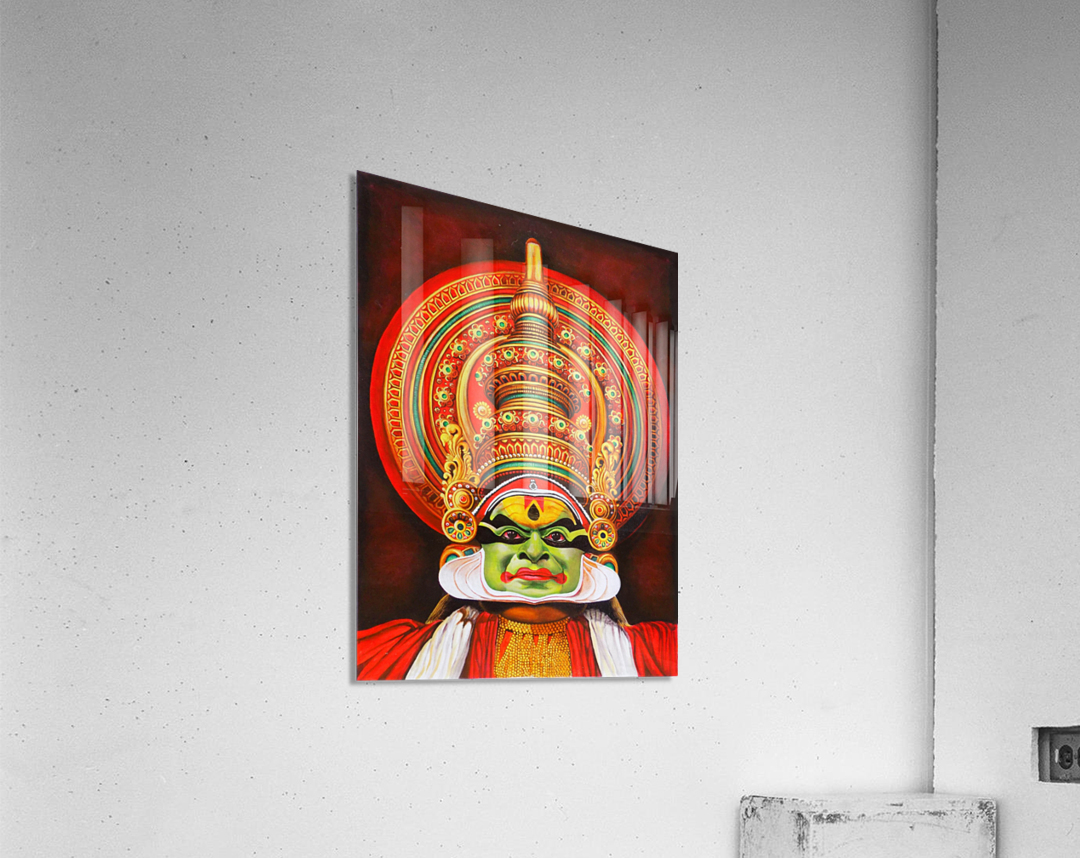 KATHAKALI THE KERALA DANCE ART Acrylic Print