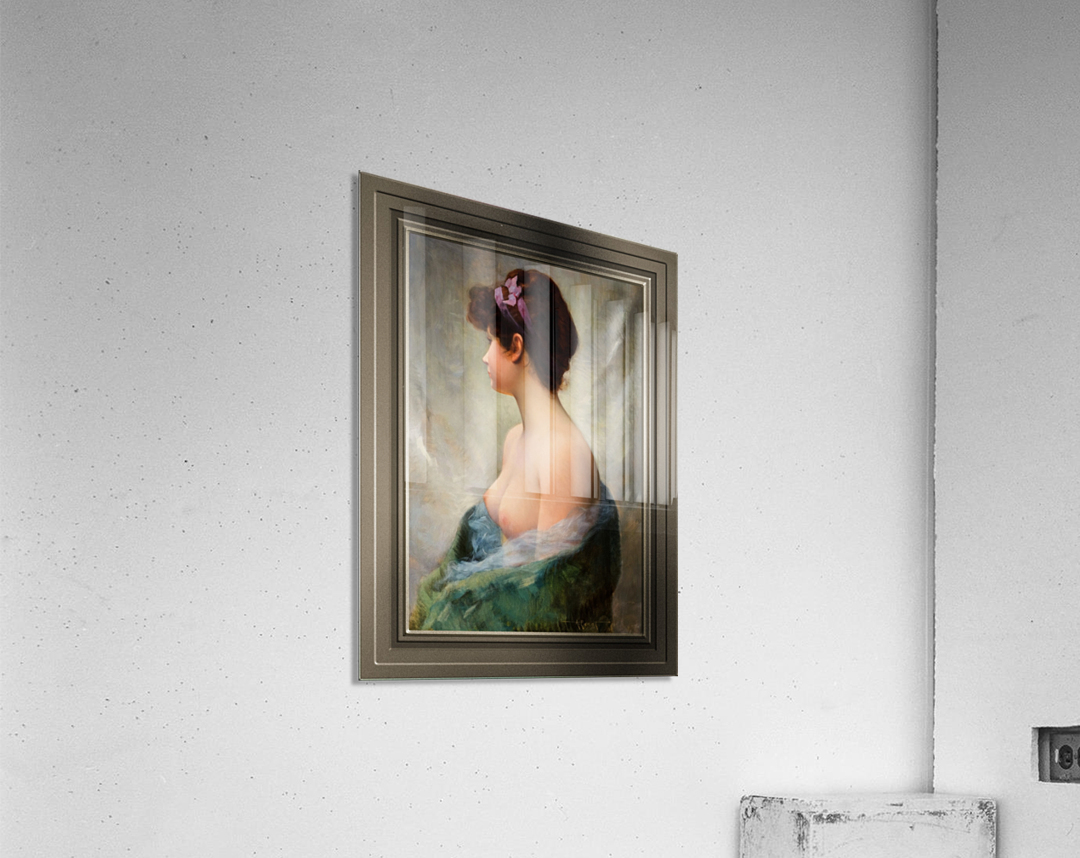 The Topless Model by Albert Joseph Penot Old Masters Classical Art Reproduction Acrylic Print