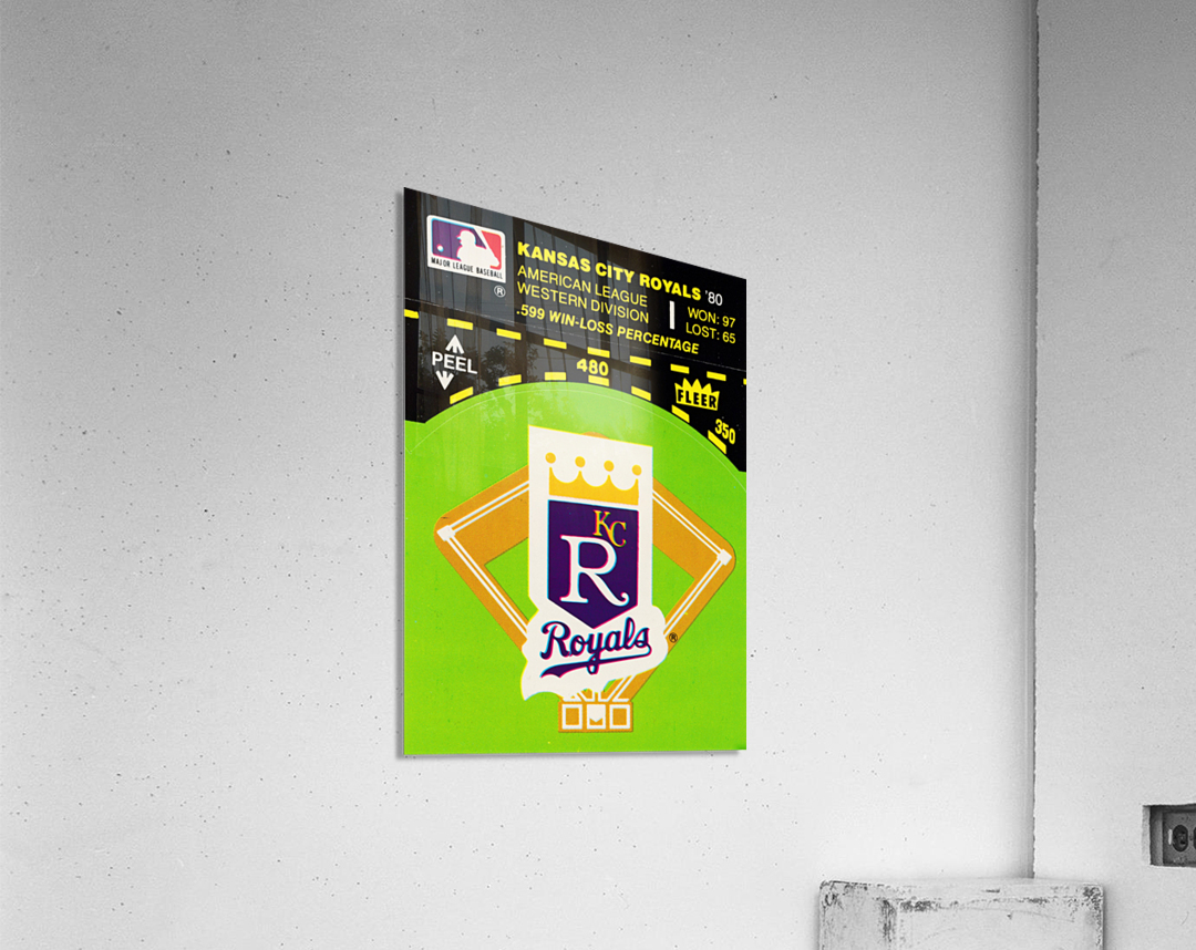 1981 kansas city royals fleer sticker prints Acrylic Print