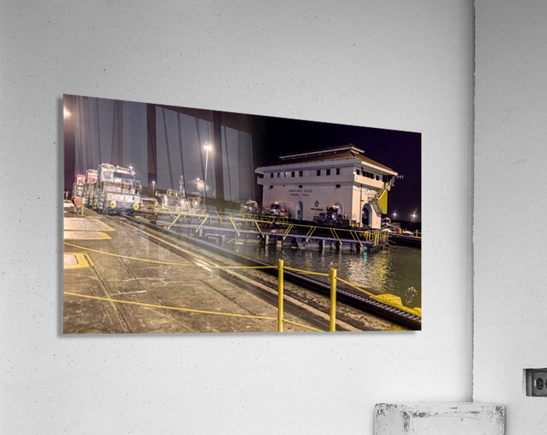 Panama Canal Miraflores Locks Acrylic Print