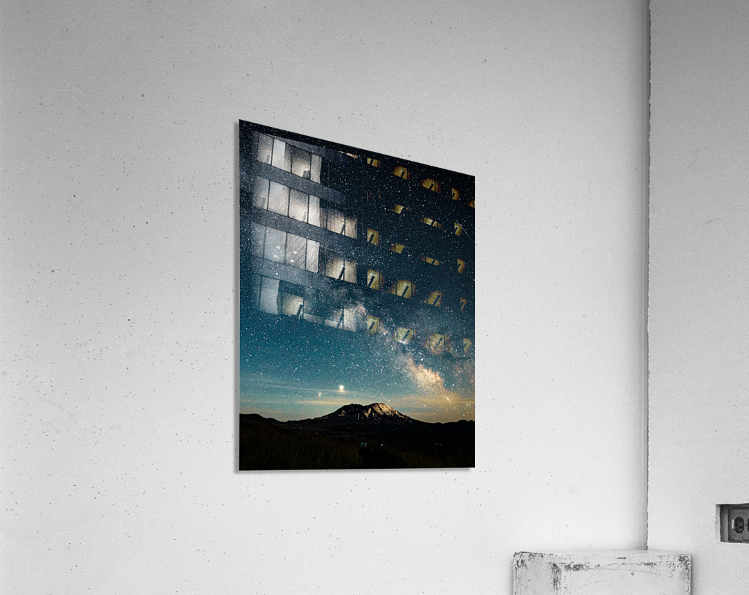 Milky Way over Mt. Saint Helens Acrylic Print