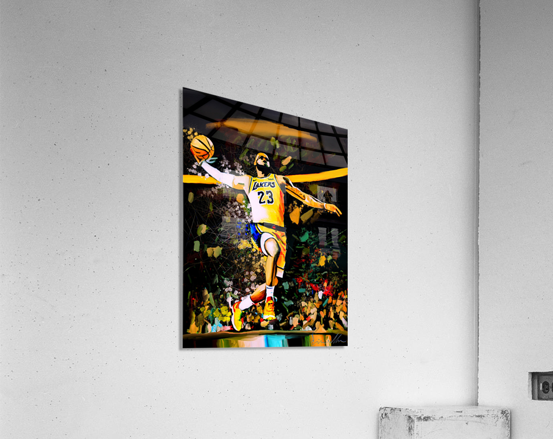 LeBron James Destined For Greatness Acrylic Print