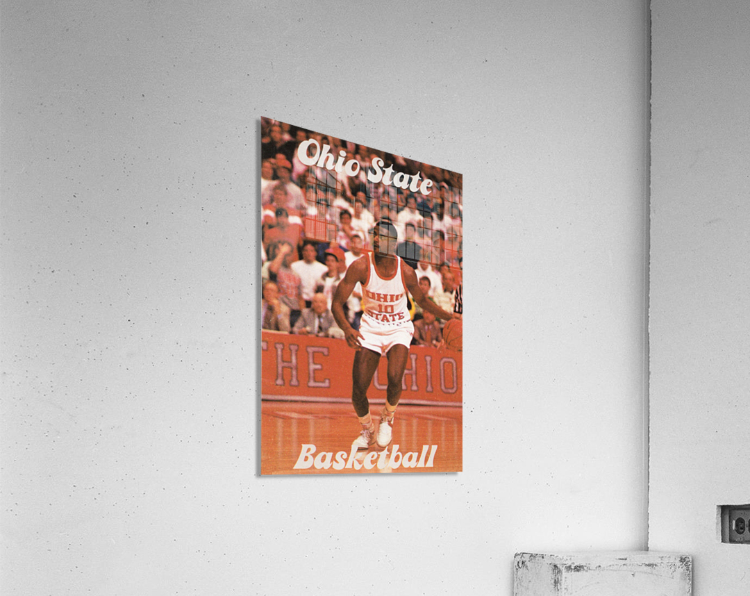 1987 Ohio State Basketball Poster Acrylic Print