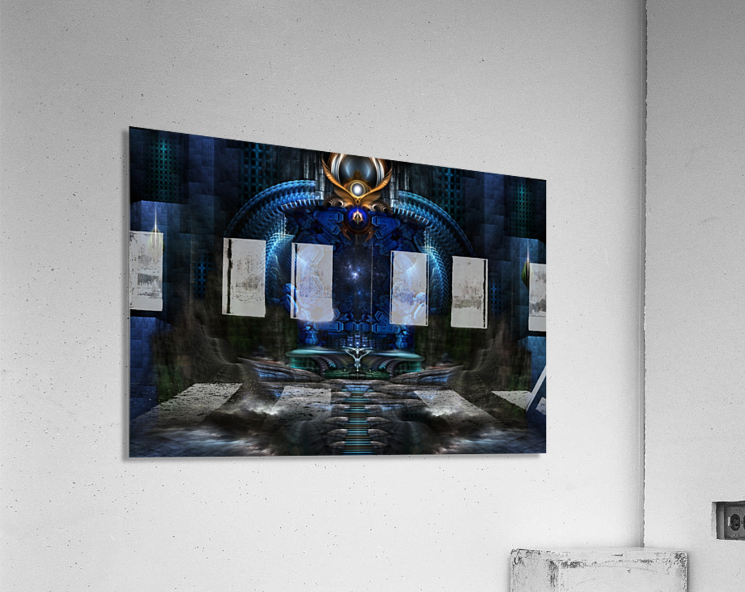 View To Eternity Fractal Art Composition Acrylic Print