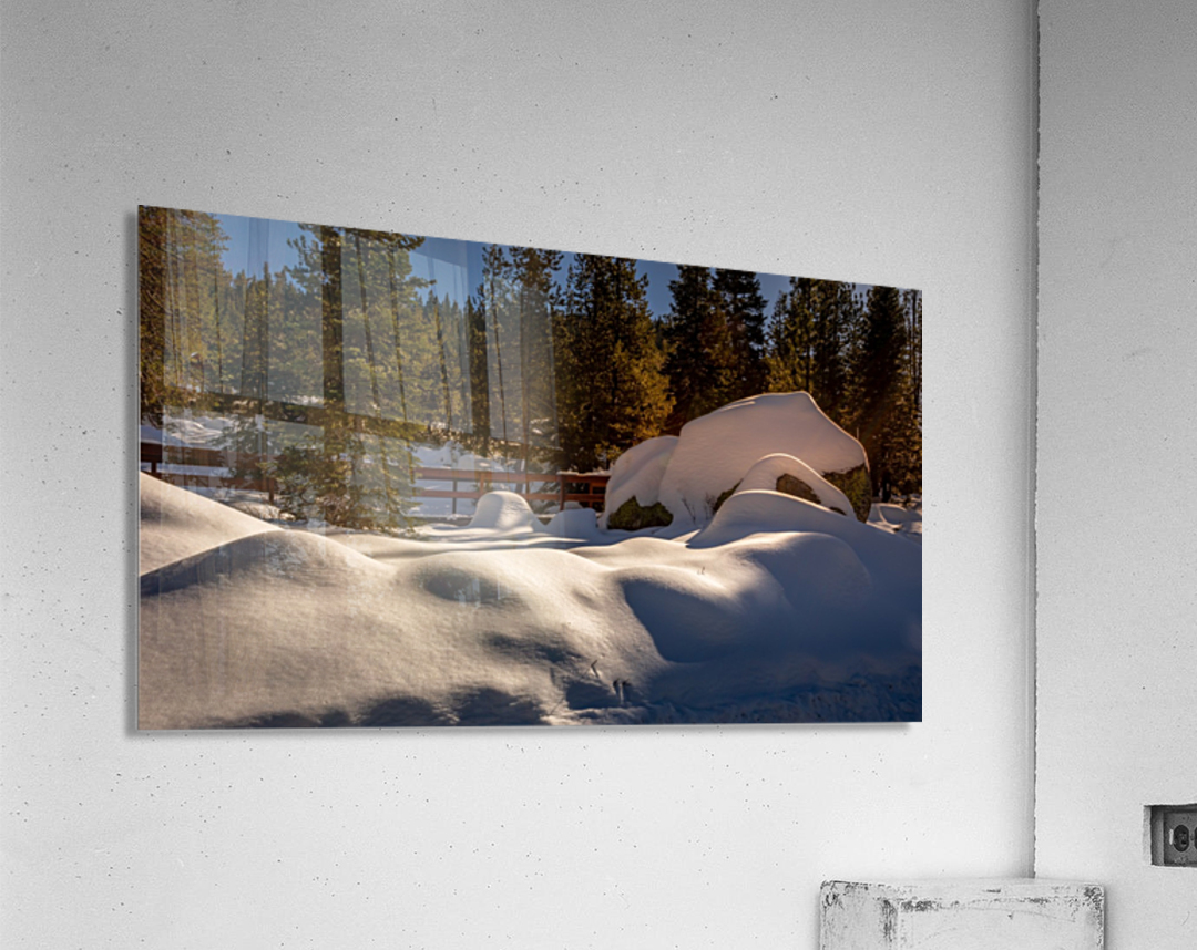 Snow drift at Dusk Acrylic Print