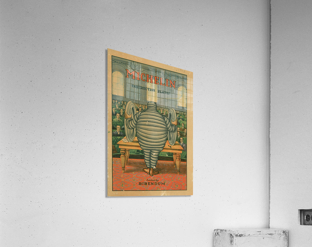 Michelin Instruction Plates Acrylic Print