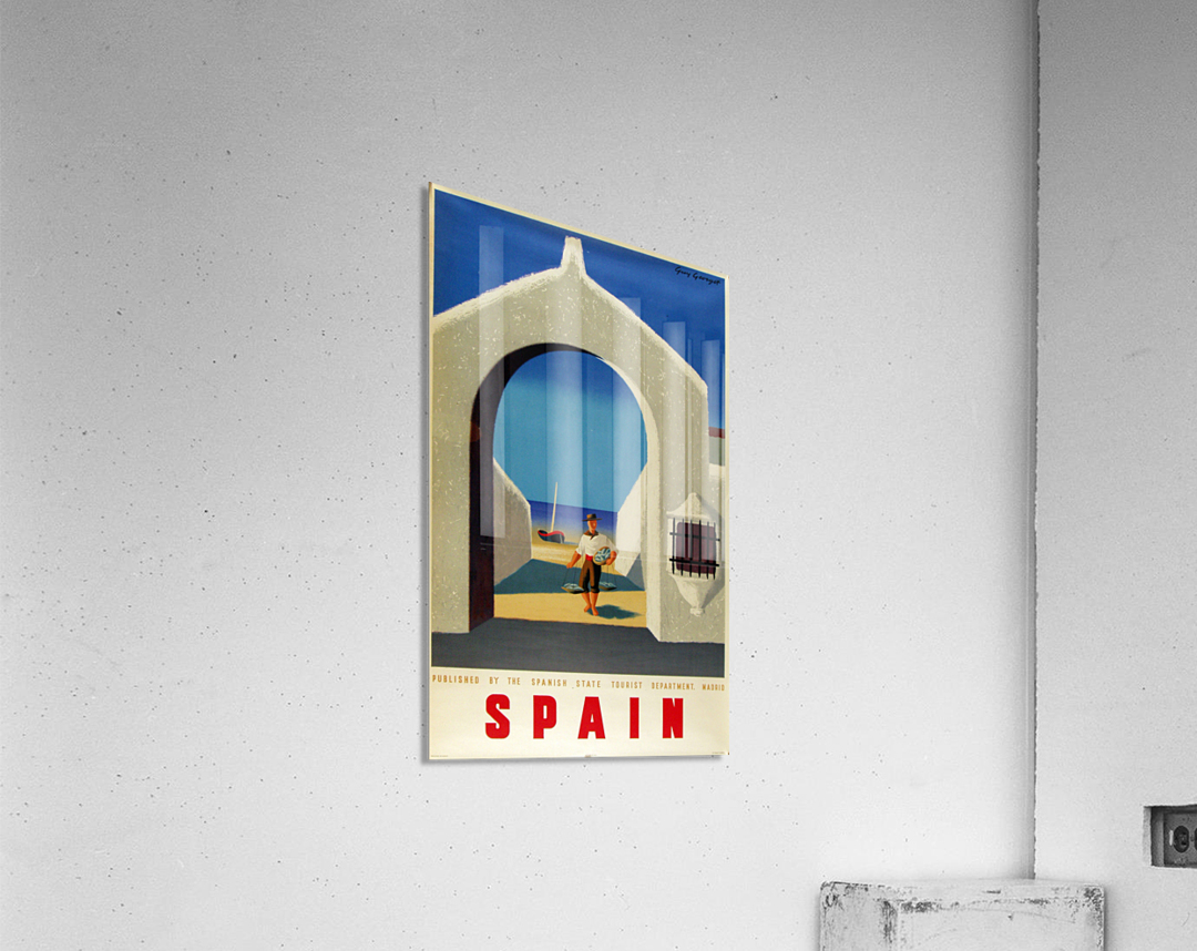 Spain fisherman Acrylic Print