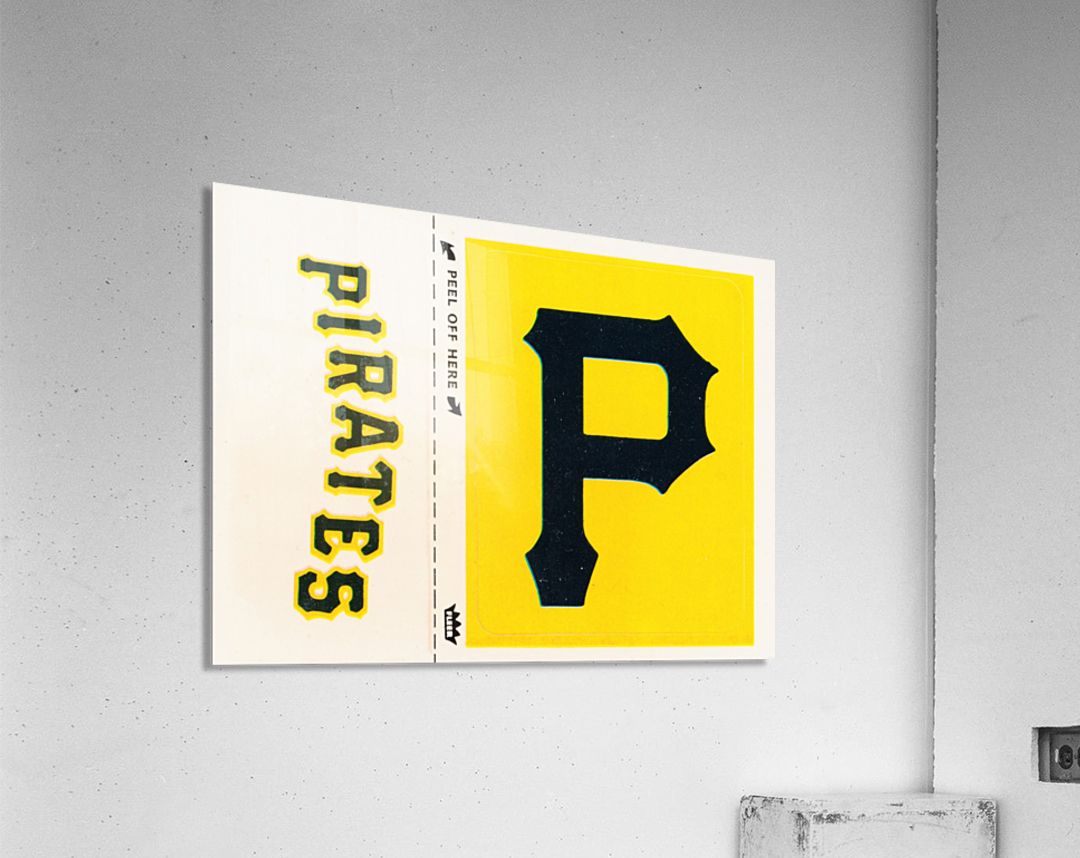 1981 Pittsburgh Pirates Fleer Decal Poster Acrylic Print