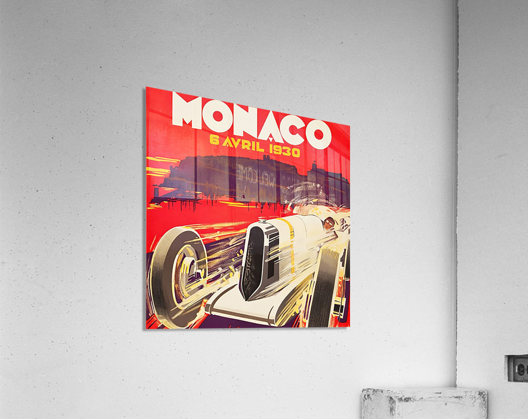 Monaco April 1930 Acrylic Print