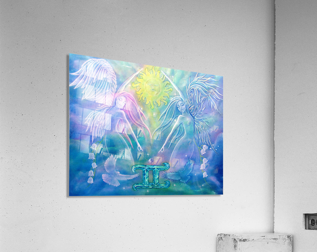 Gemini Angels Acrylic Print