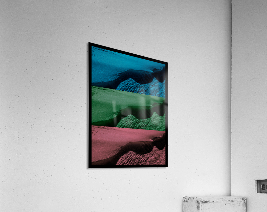 Cornice Colors Black Trim Acrylic Print