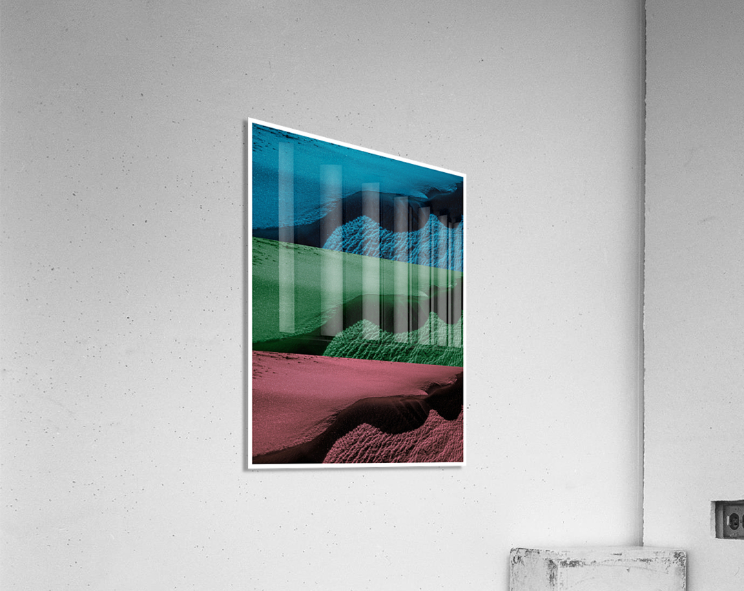 Cornice Colors Small White Trim Acrylic Print